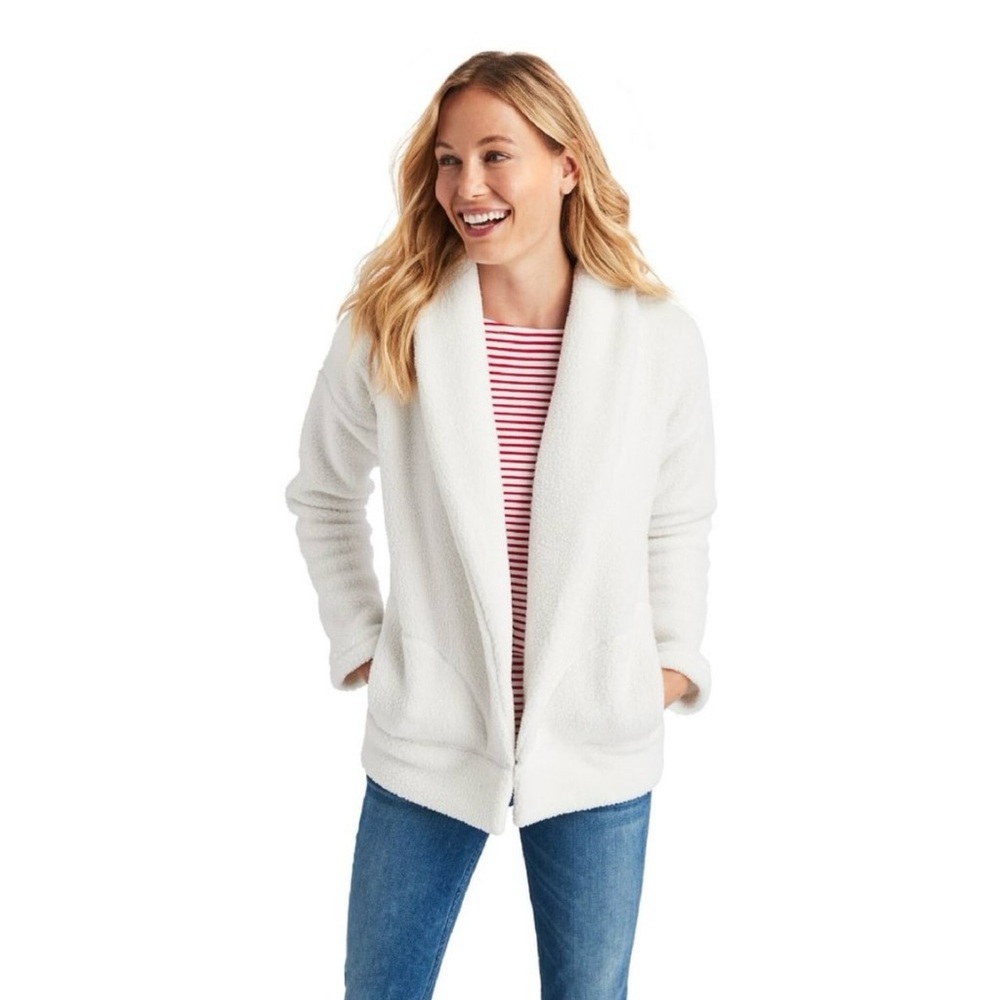Vineyard Vines Women's Sherpa Open Teddy Cardigan